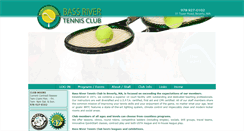 Desktop Screenshot of bassrivertennis.com